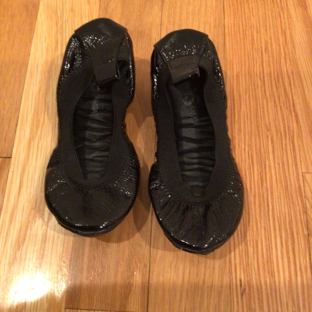 Kids Yosi Samra black ballet flats